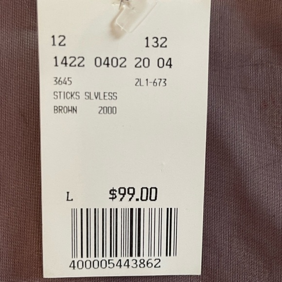 GOTTEX Ladies Brown Textured Bandeau with Matching Coverup Size 12 / Large NEW - Picture 13 of 16